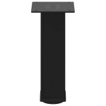 vidaXL Picioare pentru măsuță de cafea, 4 buc., negru, 42-44 cm, oțel