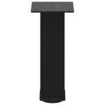 vidaXL Picioare pentru măsuță de cafea, 4 buc., negru, 42-44 cm, oțel