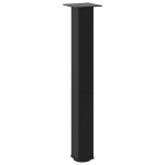 vidaXL Picioare masă consolă, 4 buc., negru, 72-74 cm, oțel