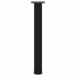 vidaXL Picioare masă consolă, 4 buc., negru, 72-74 cm, oțel