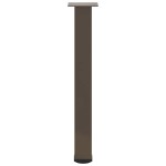 vidaXL Picioare masă consolă, 4 buc., oțel natural, 72-74 cm