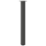 vidaXL Picioare de masă de bar, antracit, 4 buc., 90-92 cm, oțel vidaXL Picioare de masă de bar, antracit, 4 buc., 90-92 cm, oțel