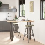 vidaXL Picioare de masă de bar, 4 buc., oțel natural, 90-92 cm vidaXL Picioare de masă de bar, 4 buc., oțel natural, 90-92 cm