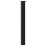 vidaXL Picioare de masă de bar, 4 buc., negru, 100-102 cm, oțel vidaXL Picioare de masă de bar, 4 buc., negru, 100-102 cm, oțel