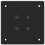 vidaXL Picioare de masă de bar, 4 buc., negru, 100-102 cm, oțel vidaXL Picioare de masă de bar, 4 buc., negru, 100-102 cm, oțel