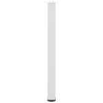 vidaXL Picioare de masă de bar, 4 buc., alb, 100-102 cm, oțel vidaXL Picioare de masă de bar, 4 buc., alb, 100-102 cm, oțel