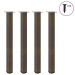 vidaXL Picioare de masă de bar, 4 buc., oțel natural, 100-102 cm vidaXL Picioare de masă de bar, 4 buc., oțel natural, 100-102 cm