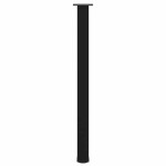 vidaXL Picioare de masă de bar, 4 buc., negru, 110-112 cm, oțel
