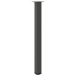 vidaXL Picioare de masă de bar, antracit, 4 buc., 110-112 cm, oțel