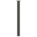 vidaXL Picioare de masă de bar, antracit, 4 buc., 110-112 cm, oțel