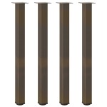 vidaXL Picioare de masă de bar, 4 buc., oțel natural, 110-112 cm vidaXL Picioare de masă de bar, 4 buc., oțel natural, 110-112 cm