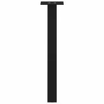vidaXL Picioare pentru măsuță de cafea, 4 buc., negru, 30 cm, oțel vidaXL Picioare pentru măsuță de cafea, 4 buc., negru, 30 cm, oțel