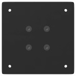 vidaXL Picioare pentru măsuță de cafea, 4 buc., negru, 30 cm, oțel vidaXL Picioare pentru măsuță de cafea, 4 buc., negru, 30 cm, oțel