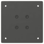 vidaXL Picioare pentru măsuță de cafea, antracit, 4 buc., 30 cm, oțel