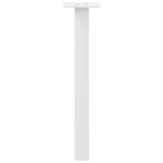 vidaXL Picioare pentru măsuță de cafea, 4 buc., alb, 42 cm, oțel vidaXL Picioare pentru măsuță de cafea, 4 buc., alb, 42 cm, oțel