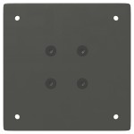 vidaXL Picioare pentru măsuță de cafea, antracit, 42 cm, oțel, 4 buc.