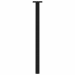 vidaXL Picioare masă consolă, 4 buc., negru, 72 cm, oțel