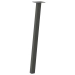 vidaXL Picioare masă consolă, antracit, 4 buc., 72 cm, oțel