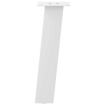 vidaXL Picioare pentru măsuță de cafea, 4 buc., alb, 30 cm, oțel vidaXL Picioare pentru măsuță de cafea, 4 buc., alb, 30 cm, oțel