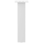 vidaXL Picioare pentru măsuță de cafea, 4 buc., alb, 30 cm, oțel vidaXL Picioare pentru măsuță de cafea, 4 buc., alb, 30 cm, oțel