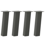 vidaXL Picioare pentru măsuță de cafea, antracit, 4 buc., 30 cm, oțel