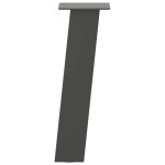 vidaXL Picioare pentru măsuță de cafea, antracit, 4 buc., 30 cm, oțel