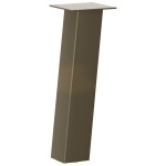 vidaXL Picioare pentru masă de cafea, 4 buc., oțel natural, 42 cm vidaXL Picioare pentru masă de cafea, 4 buc., oțel natural, 42 cm