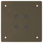 vidaXL Picioare pentru masă de cafea, 4 buc., oțel natural, 42 cm vidaXL Picioare pentru masă de cafea, 4 buc., oțel natural, 42 cm