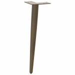 vidaXL Picioare pentru măsuță de cafea, formă conică, 4 buc., oțel natural, 30-31 cm vidaXL Picioare pentru măsuță de cafea, formă conică, 4 buc., oțel natural, 30-31 cm