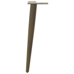 vidaXL Picioare pentru măsuță de cafea, formă conică, 4 buc., oțel natural, 30-31 cm vidaXL Picioare pentru măsuță de cafea, formă conică, 4 buc., oțel natural, 30-31 cm