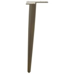 vidaXL Picioare pentru măsuță de cafea, formă conică, 4 buc., oțel natural, 30-31 cm vidaXL Picioare pentru măsuță de cafea, formă conică, 4 buc., oțel natural, 30-31 cm