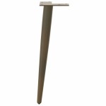 vidaXL Picioare pentru măsuță de cafea, formă conică, 4 buc., oțel natural, 42-43 cm vidaXL Picioare pentru măsuță de cafea, formă conică, 4 buc., oțel natural, 42-43 cm