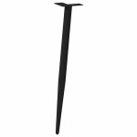 vidaXL Picioare de masă consolă formă conică 4 buc. negru 72-73 cm oțel vidaXL Picioare de masă consolă formă conică 4 buc. negru 72-73 cm oțel