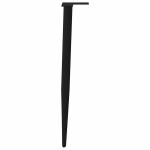 vidaXL Picioare de masă consolă formă conică 4 buc. negru 72-73 cm oțel vidaXL Picioare de masă consolă formă conică 4 buc. negru 72-73 cm oțel