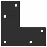 vidaXL Picioare de masă consolă formă conică 4 buc. negru 72-73 cm oțel vidaXL Picioare de masă consolă formă conică 4 buc. negru 72-73 cm oțel