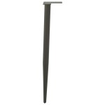 vidaXL Picioare de masă consolă formă conică 4 buc. antracit 72-73 cm oțel vidaXL Picioare de masă consolă formă conică 4 buc. antracit 72-73 cm oțel