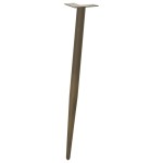 vidaXL Picioare de masă consolă formă conică, 4 buc., oțel natural, 72-73 cm vidaXL Picioare de masă consolă formă conică, 4 buc., oțel natural, 72-73 cm