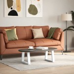 vidaXL Picioare pentru măsuță de cafea în formă de V, 2 buc., alb, 30x(30-31,3) cm, oțel