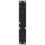 vidaXL Picioare pentru măsuță de cafea în formă de V, 2 buc., negru, 40x(30-31,3) cm, oțel