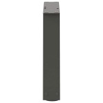 vidaXL Picioare pentru măsuță de cafea în formă de V, 2 buc., antracit, 40x(30-31,3) cm, oțel