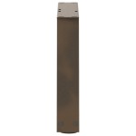 vidaXL Picioare pentru măsuță de cafea în formă de V, 2 buc., oțel natural, 40x(30-31,3) cm