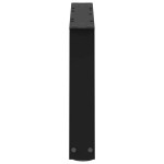 vidaXL Picioare pentru măsuță de cafea în formă de V, 2 buc., negru, 50x(30-31,3) cm, oțel