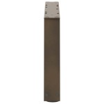 vidaXL Picioare pentru măsuță de cafea în formă de V, 2 buc., oțel natural, 50x(30-31,3) cm