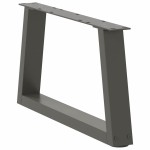 vidaXL Picioare pentru măsuță de cafea în formă de V, 2 buc., antracit, 60x(30-31,3) cm, oțel