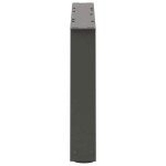 vidaXL Picioare pentru măsuță de cafea în formă de V, 2 buc., antracit, 70x(30-31,3) cm, oțel