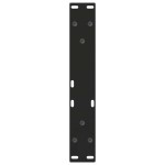 vidaXL Picioare pentru măsuță de cafea în formă de V, 2 buc., negru, 28x (42-43,3) cm, oțel