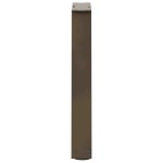 vidaXL Picioare pentru măsuță de cafea în formă de V, 2 buc., oțel natural, 28 x (42-43,3) cm