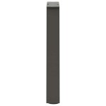 vidaXL Picioare pentru măsuță de cafea în formă de V, 2 buc., antracit, 38x(42-43,3) cm, oțel