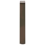 vidaXL Picioare pentru măsuță de cafea în formă de V, 2 buc., oțel natural, 38x(42-43,3) cm