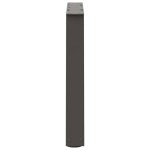 vidaXL Picioare pentru măsuță de cafea în formă de V, 2 buc., antracit, 60x(42-43,3) cm, oțel